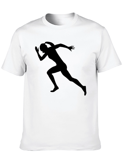 Black Runner Silhouette Tee
