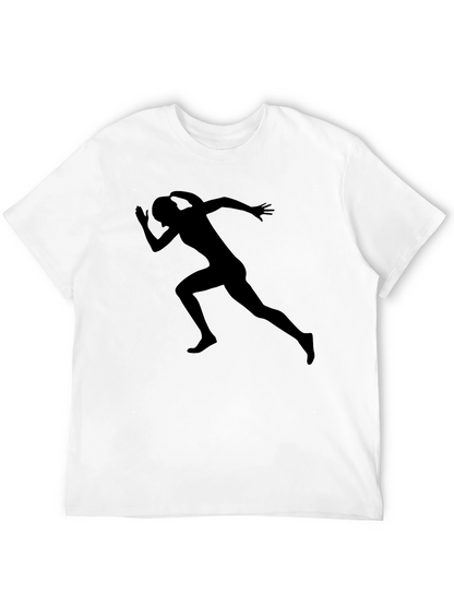 Black Runner Silhouette Tee