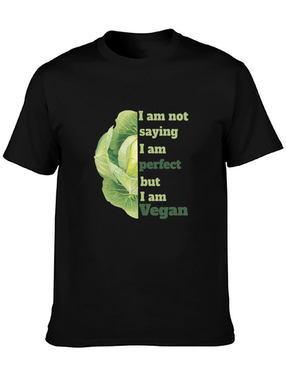 Vegan T-Shirt with Cabbage Design