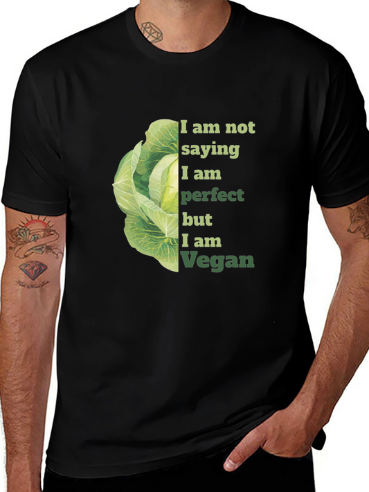 Vegan T-Shirt with Cabbage Design