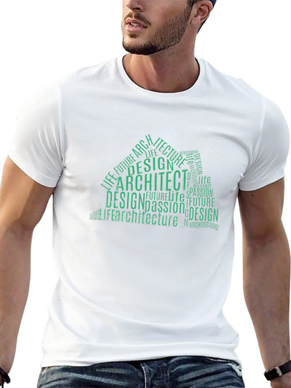 Architect Design Word Art T-Shirt