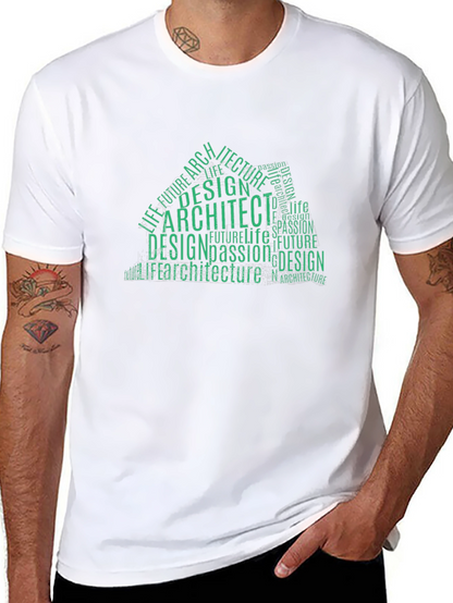 Architect Design Word Art T-Shirt