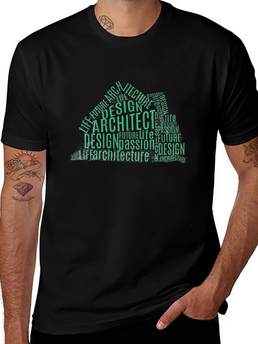 Architect Design Word Art T-Shirt