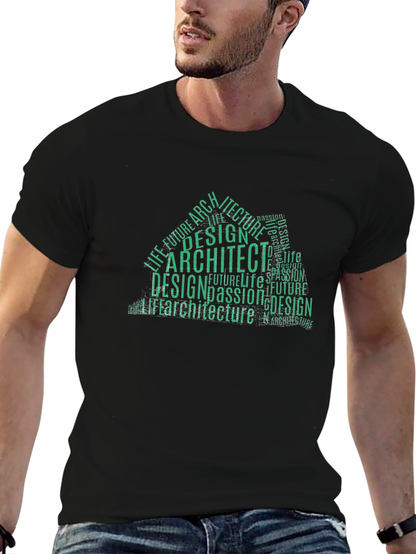 Architect Design Word Art T-Shirt