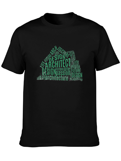 Architect Design Word Art T-Shirt