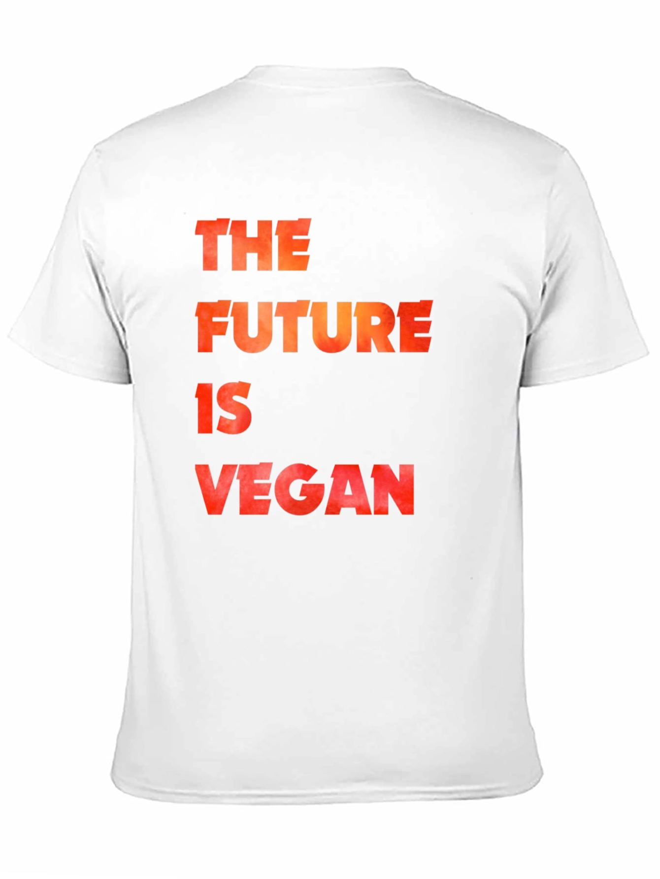 The Future is Vegan Black Graphic T-Shirt