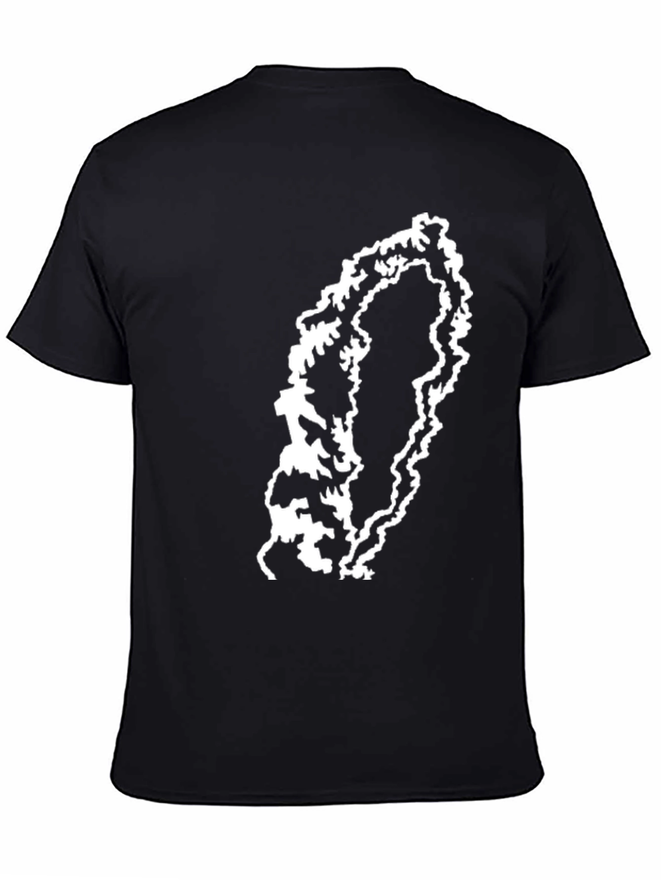 Abstract Graphic Print T-Shirt - Modern Style