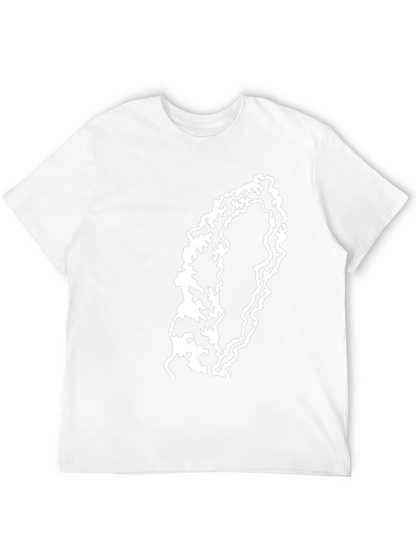 Abstract Graphic Print T-Shirt - Modern Style