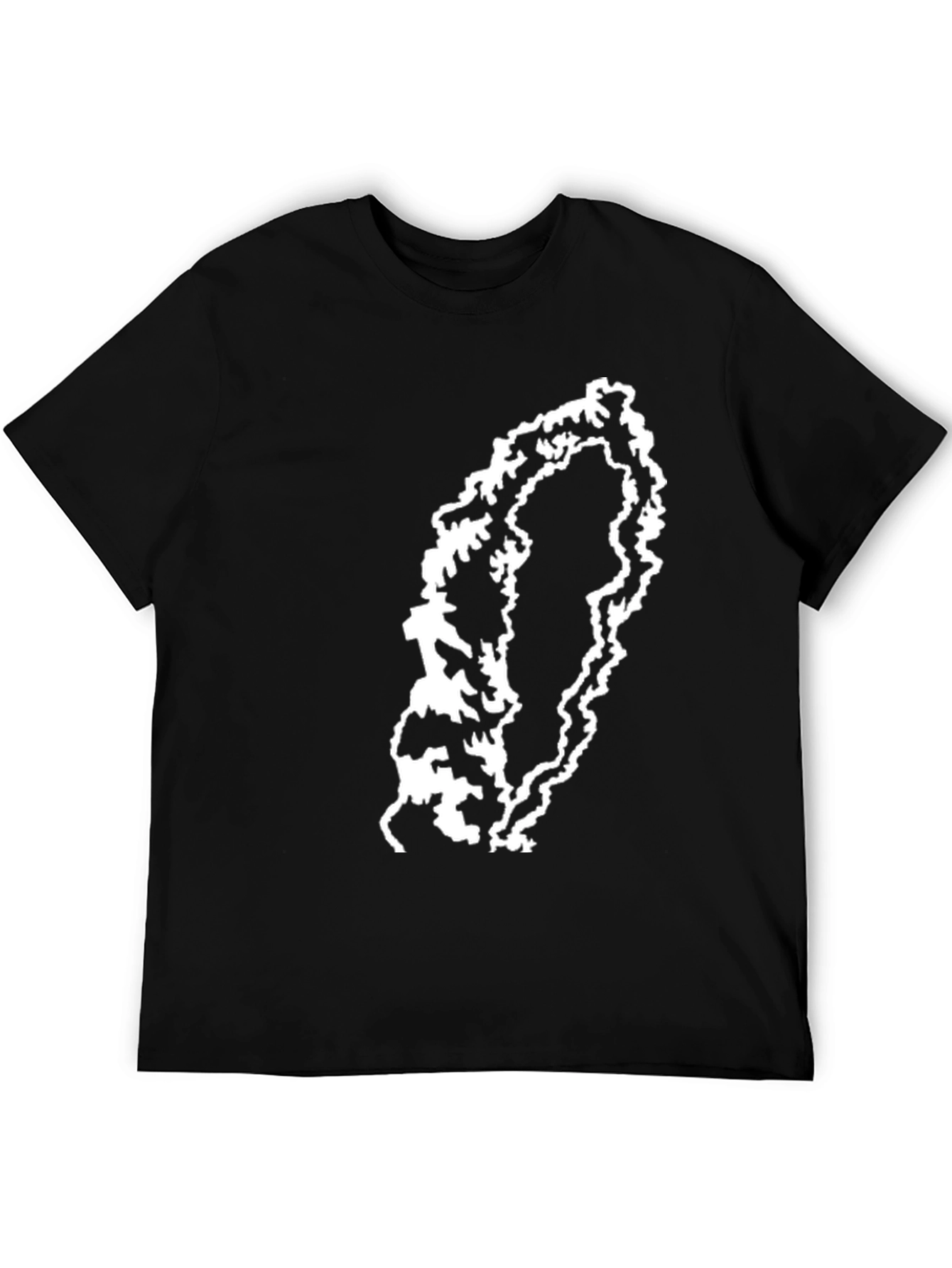 Abstract Graphic Print T-Shirt - Modern Style