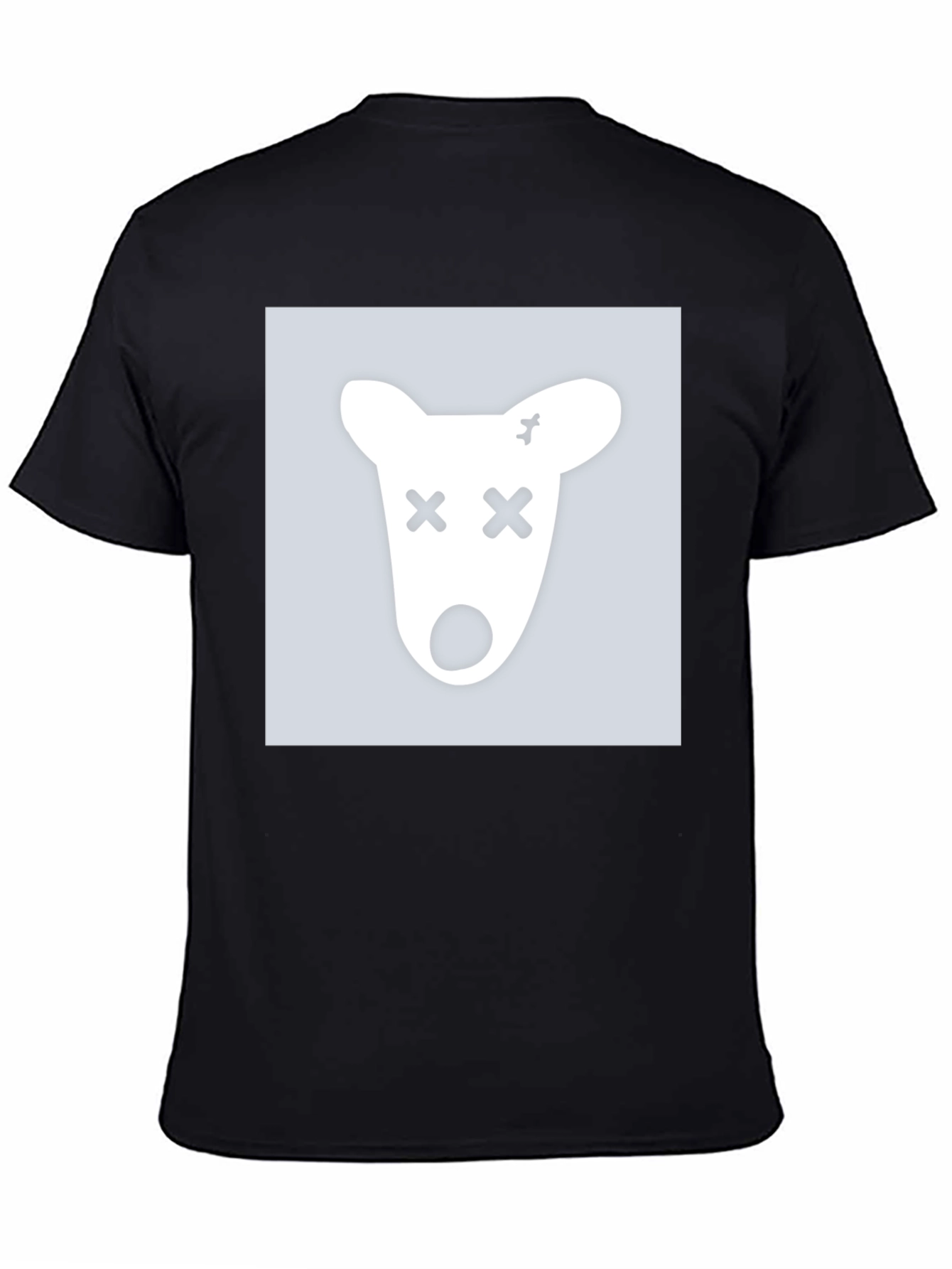 Black Graphic Tee - X-Eyed Animal
