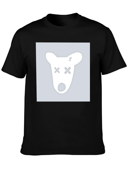 Black Graphic Tee - X-Eyed Animal