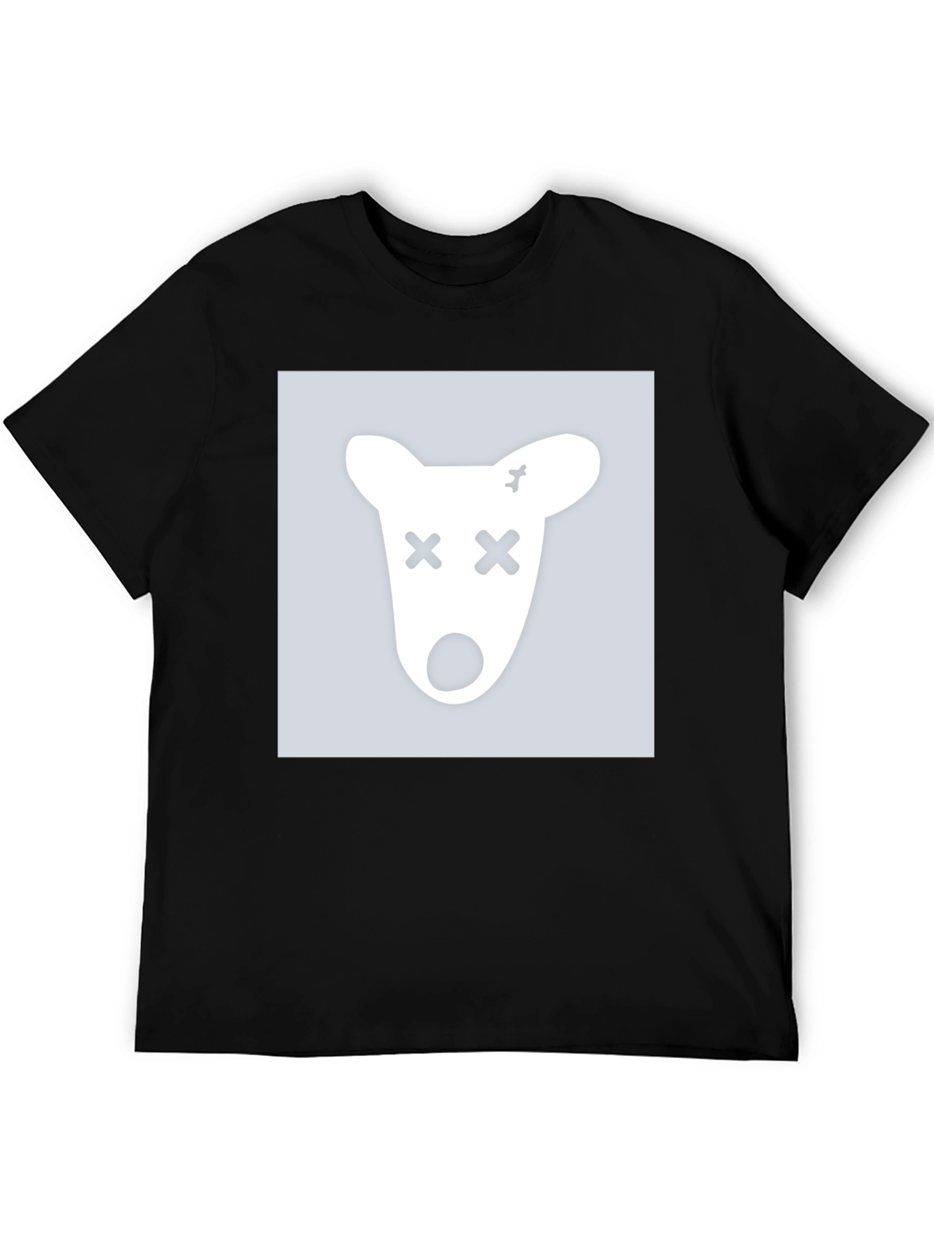 Black Graphic Tee - X-Eyed Animal