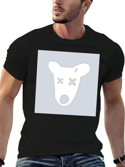 Black Graphic Tee - X-Eyed Animal