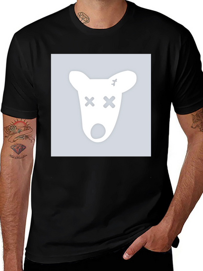 Black Graphic Tee - X-Eyed Animal