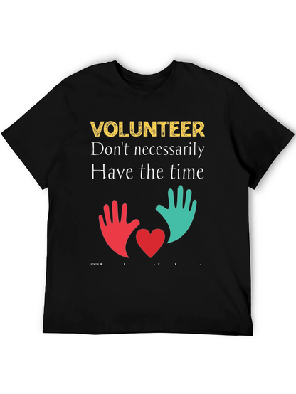 Volunteer T-Shirt: Time & Heart Design