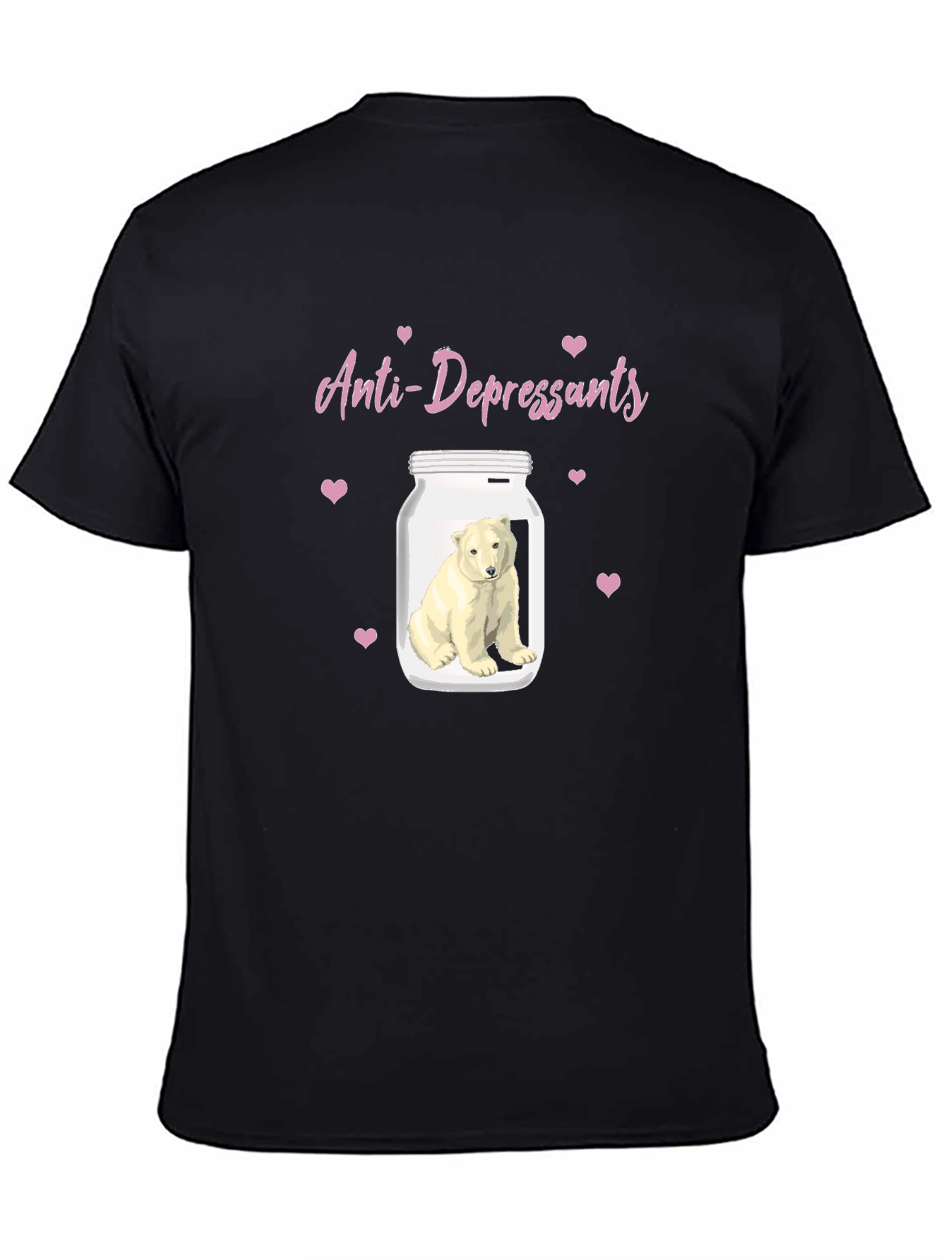 Anti-Depressant Polar Bear Graphic Tee