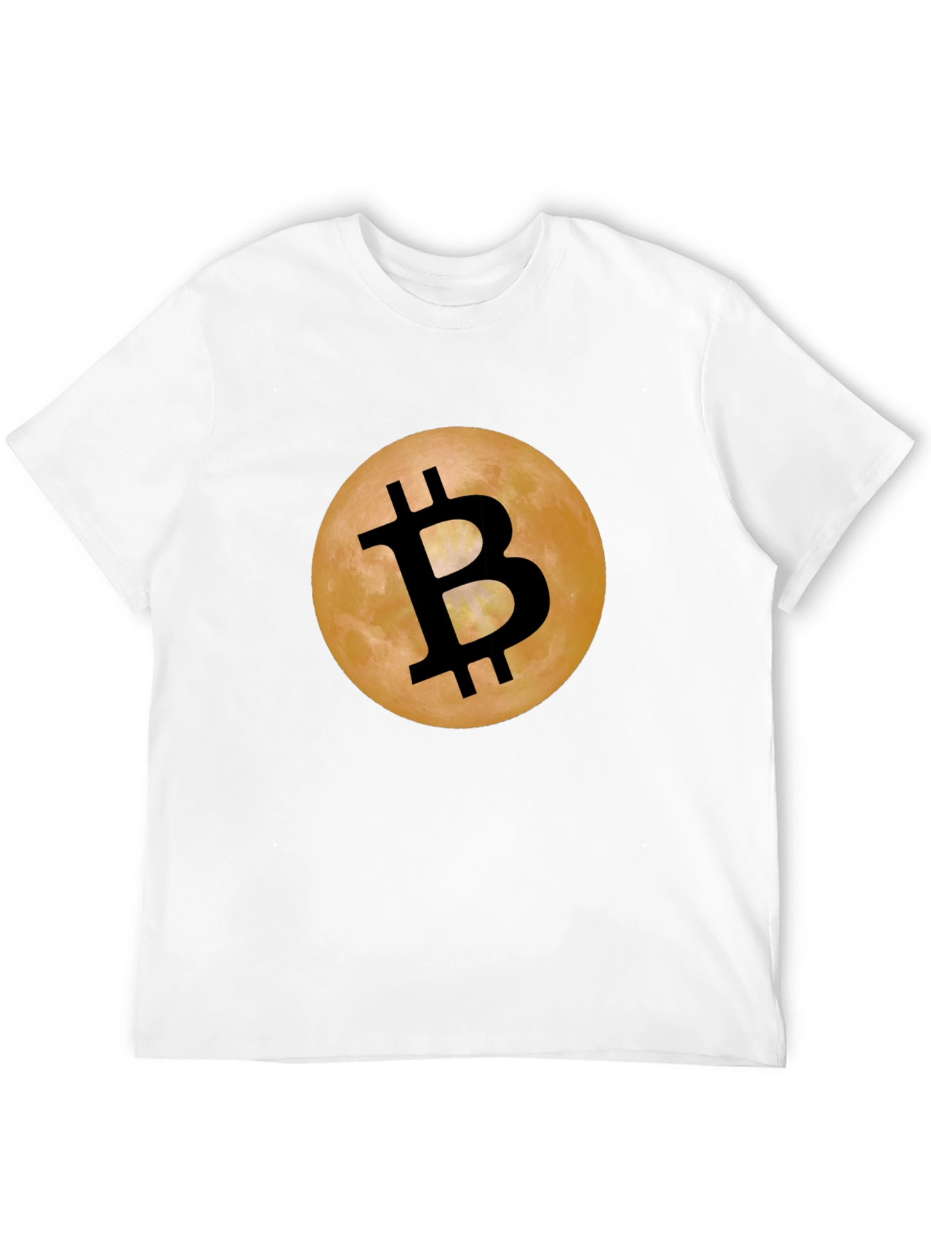 Bitcoin Moon Black T-Shirt
