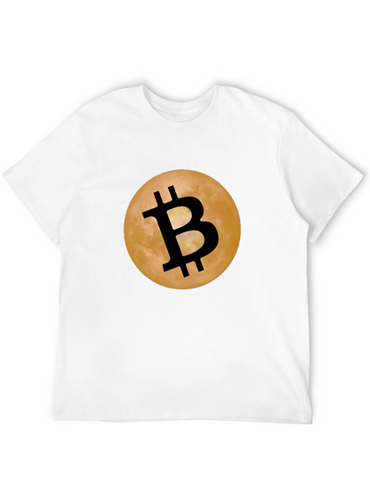 Bitcoin Moon Black T-Shirt