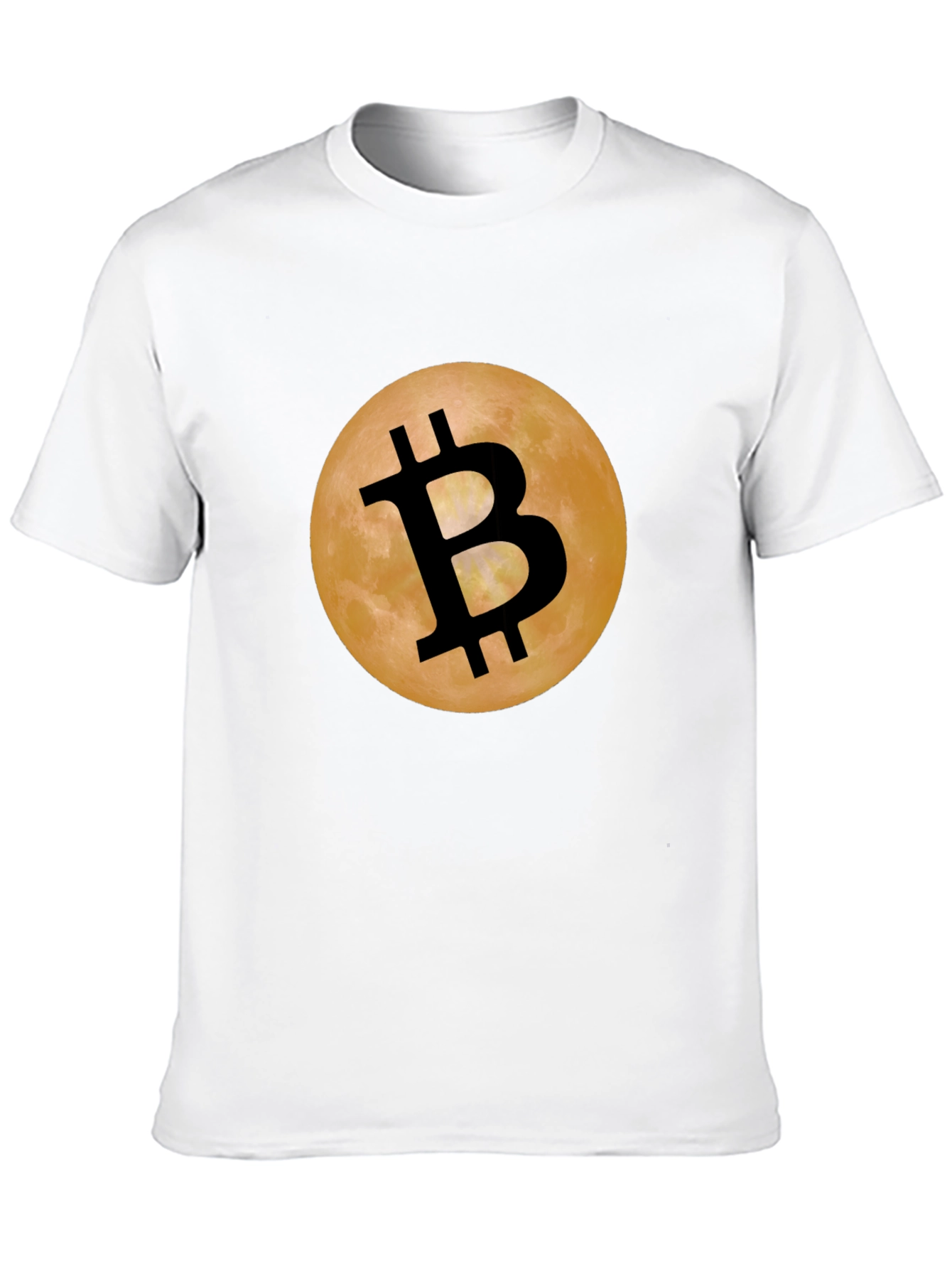 Bitcoin Moon Black T-Shirt