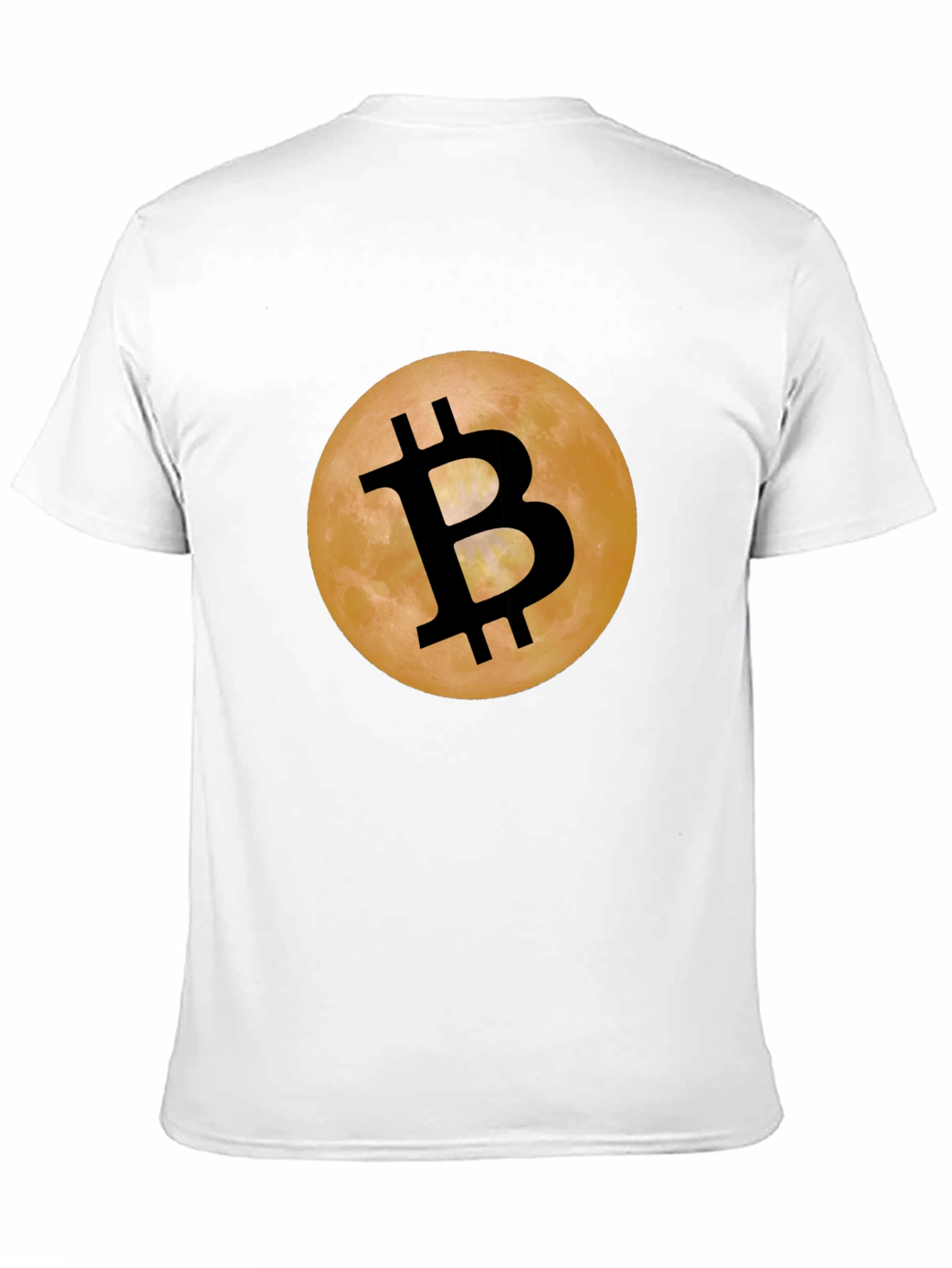Bitcoin Moon Black T-Shirt