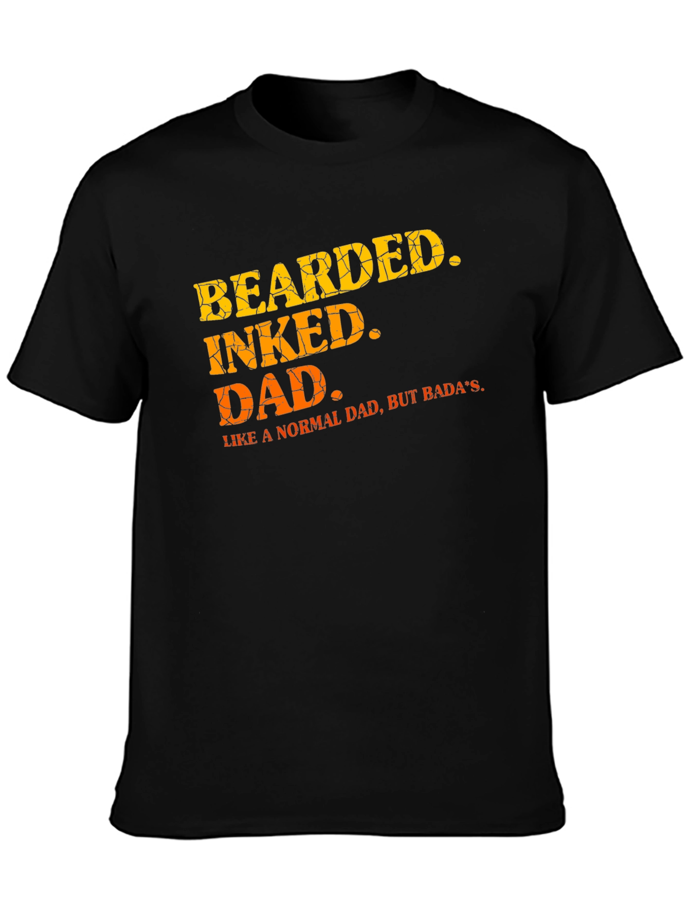 Bearded Inked Dad T-Shirt - Unique Fathers Day Gift