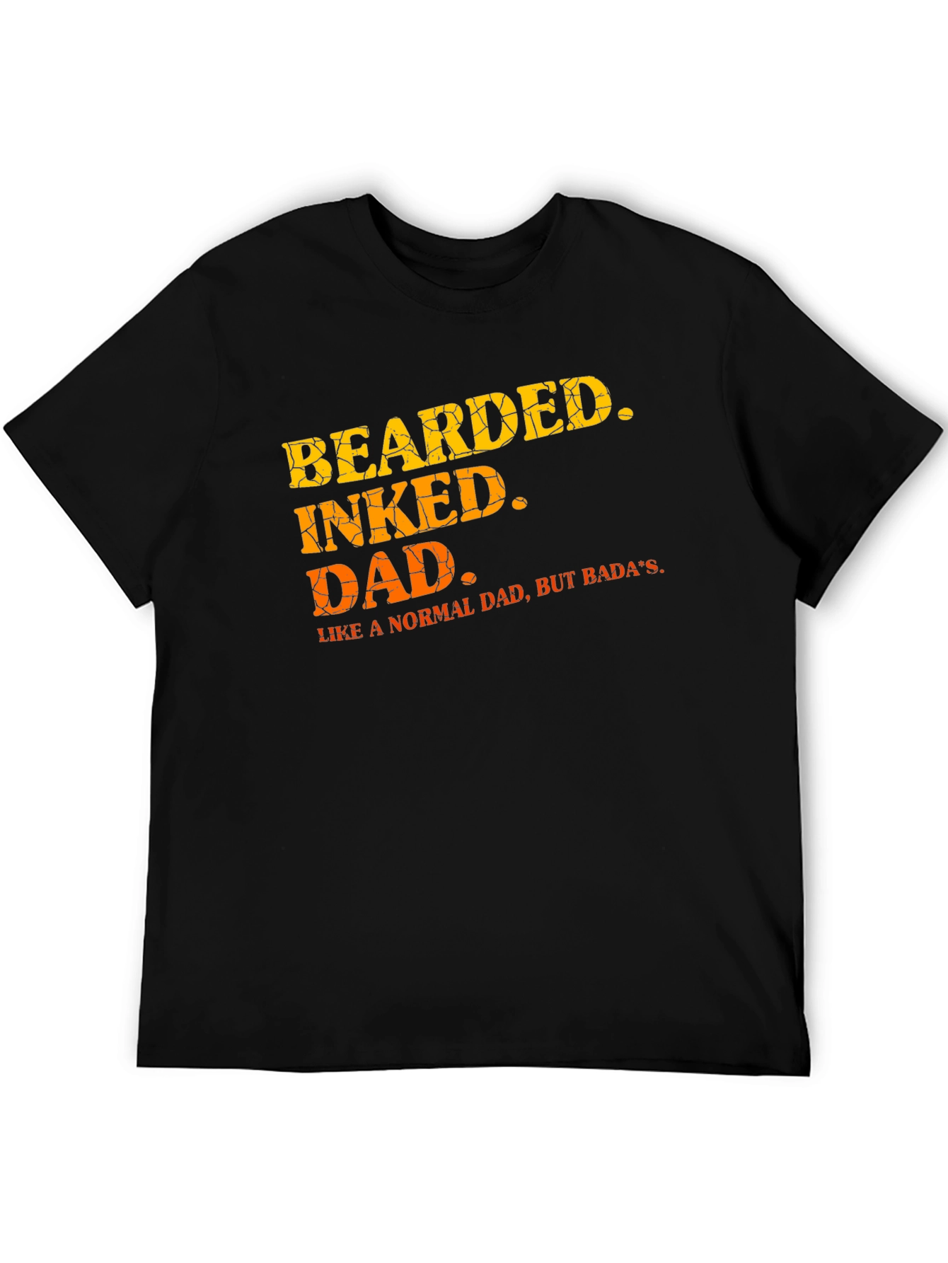 Bearded Inked Dad T-Shirt - Unique Fathers Day Gift
