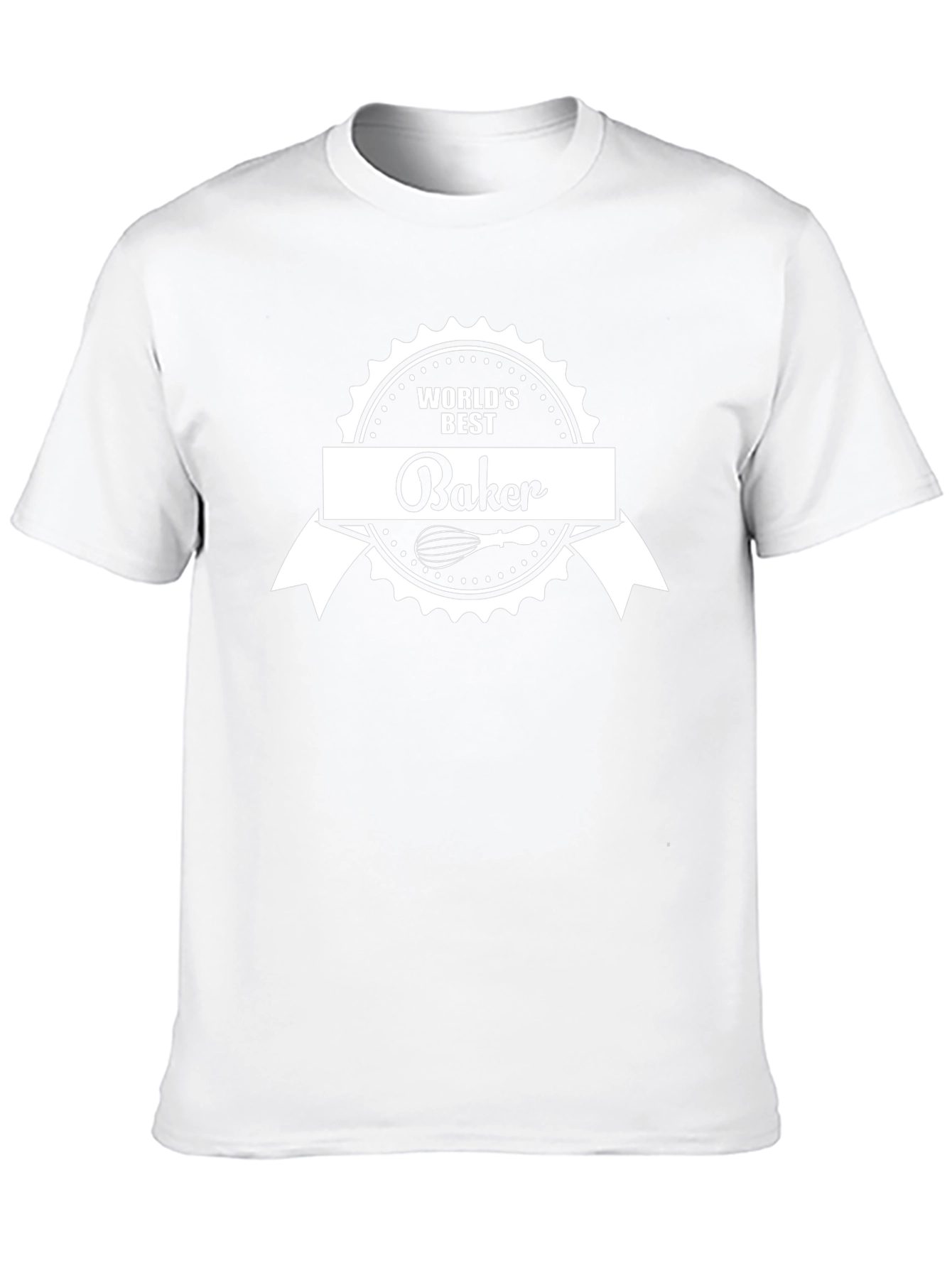 Worlds Best Baker T-Shirt Black