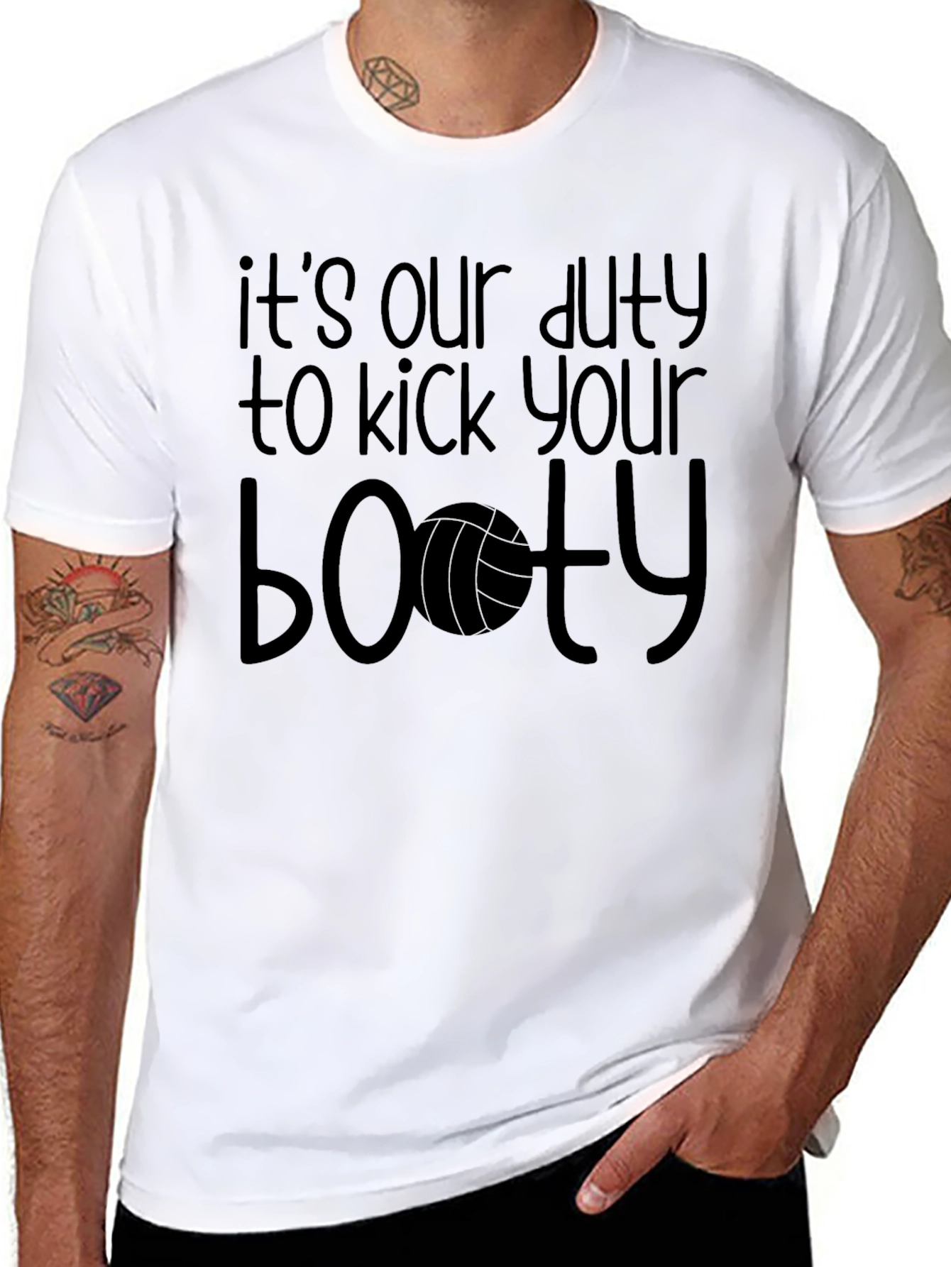 Volleyball Booty T-Shirt - Its Our Duty