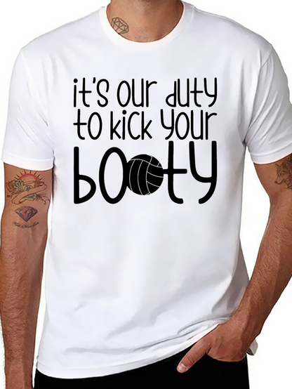 Volleyball Booty T-Shirt - Its Our Duty
