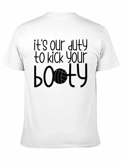 Volleyball Booty T-Shirt - Its Our Duty