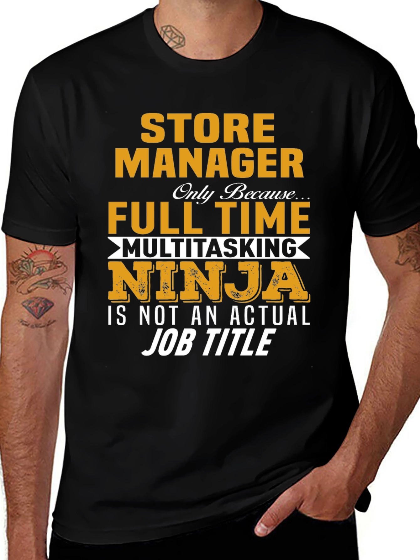 Store Manager Multitasking Ninja T-Shirt