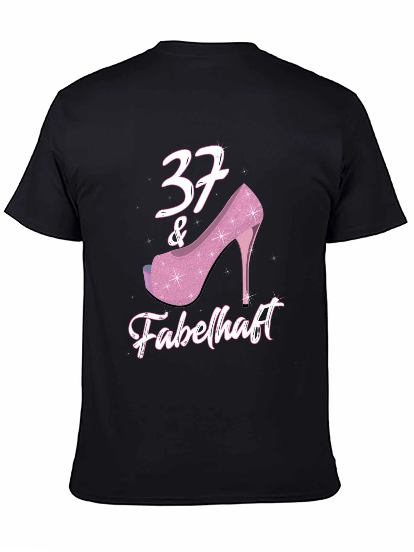 37 & Fabulous Birthday T-Shirt for Women
