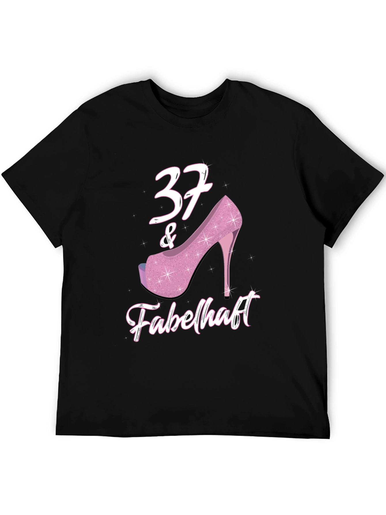 37 & Fabulous Birthday T-Shirt for Women