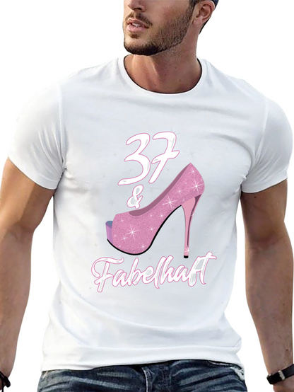 37 & Fabulous Birthday T-Shirt for Women