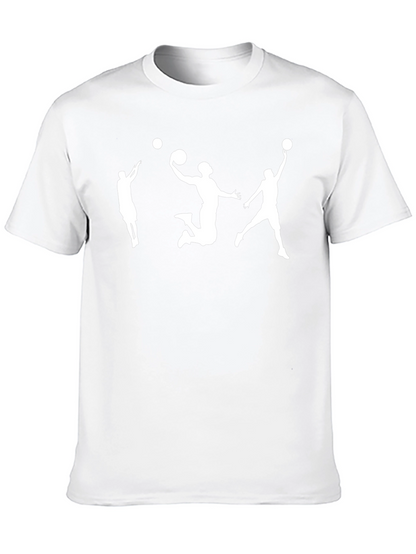 Basketball Player Graphic Tee - Stylish Black T-Shirt