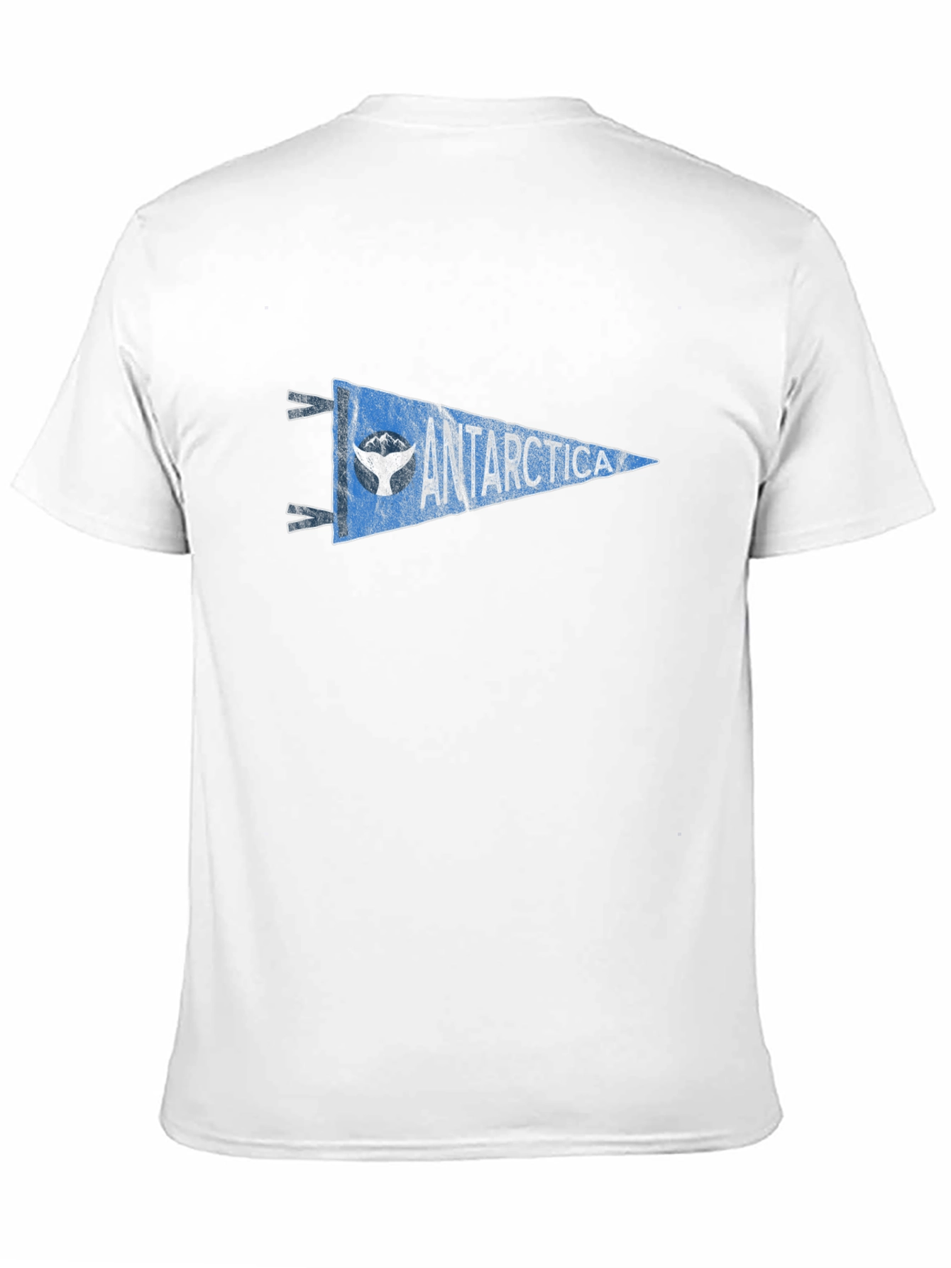 Antarctica Pennant Graphic Tee - Black