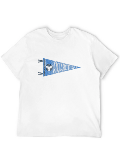 Antarctica Pennant Graphic Tee - Black