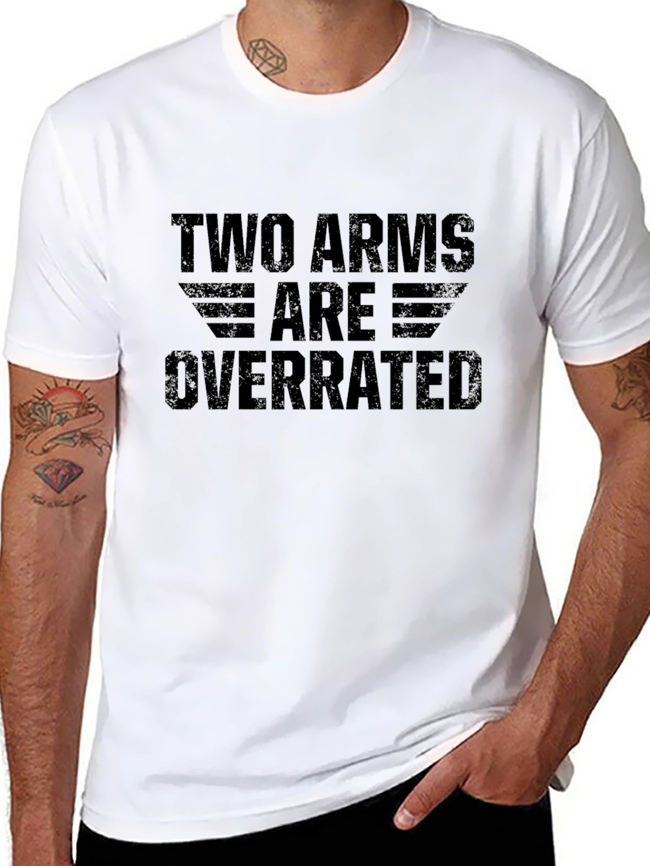 Two Arms Are Overrated Graphic Tee