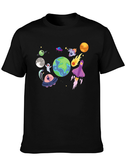 Space Adventure Graphic T-Shirt