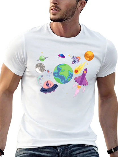 Space Adventure Graphic T-Shirt