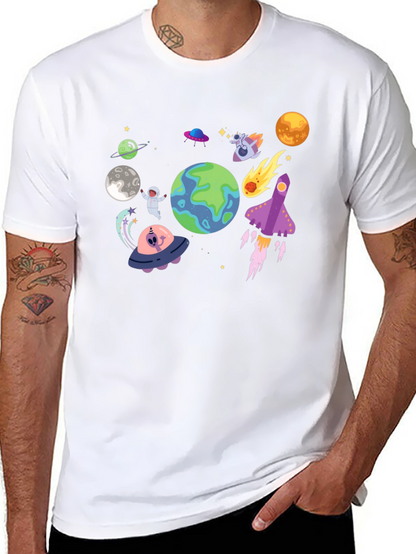 Space Adventure Graphic T-Shirt
