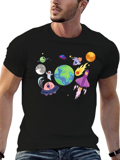 Space Adventure Graphic T-Shirt