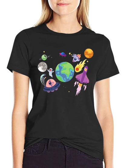 Space Adventure Graphic T-Shirt