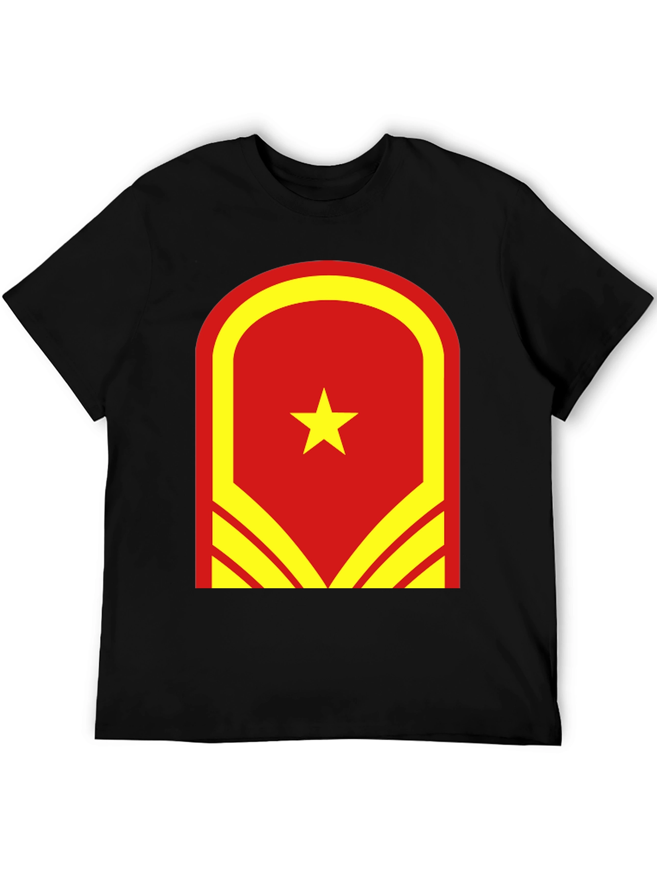 Vietnam Flag Graphic Tee - Unisex Black T-Shirt