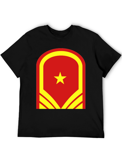 Vietnam Flag Graphic Tee - Unisex Black T-Shirt
