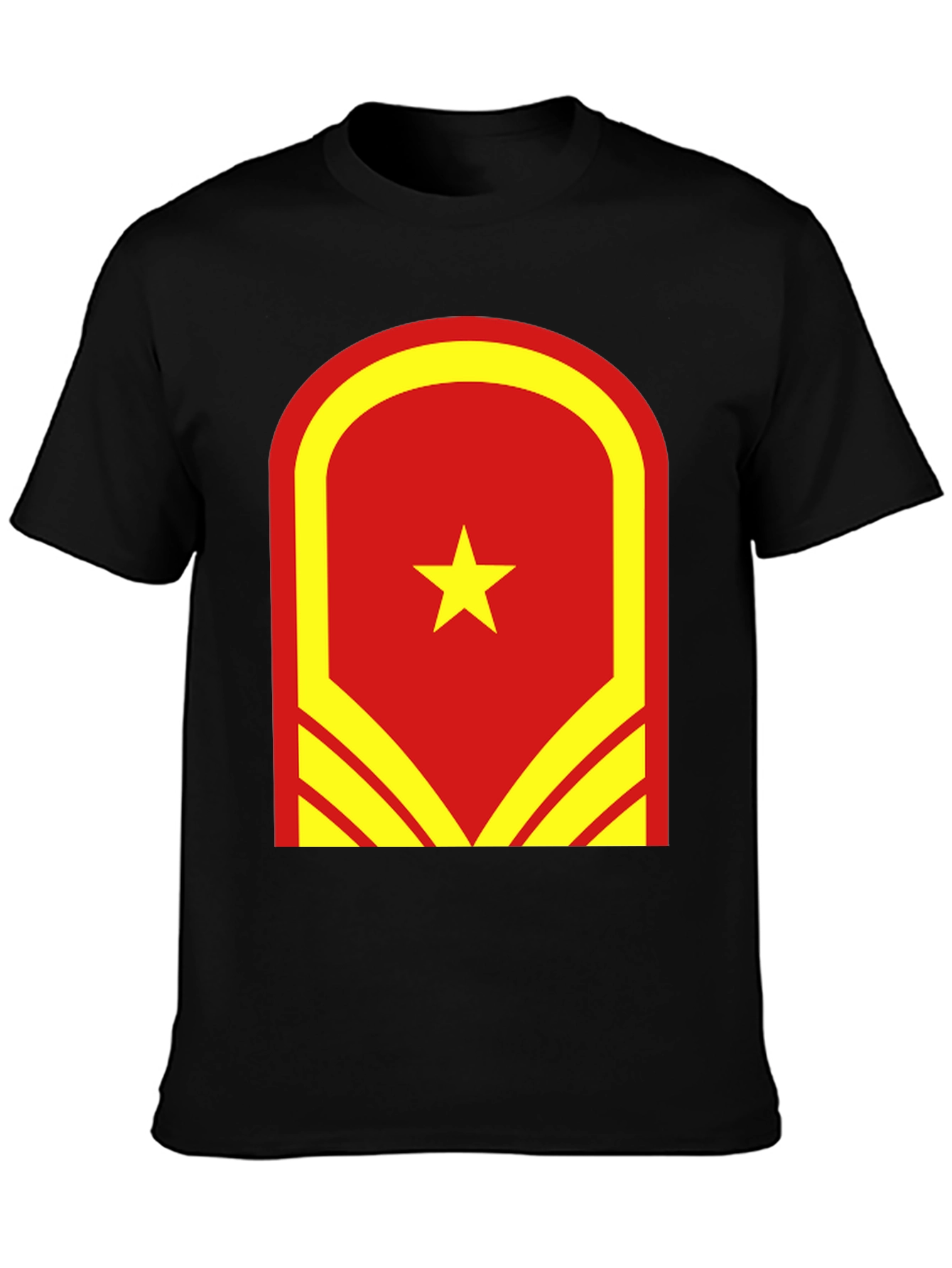 Vietnam Flag Graphic Tee - Unisex Black T-Shirt