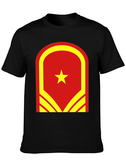 Vietnam Flag Graphic Tee - Unisex Black T-Shirt