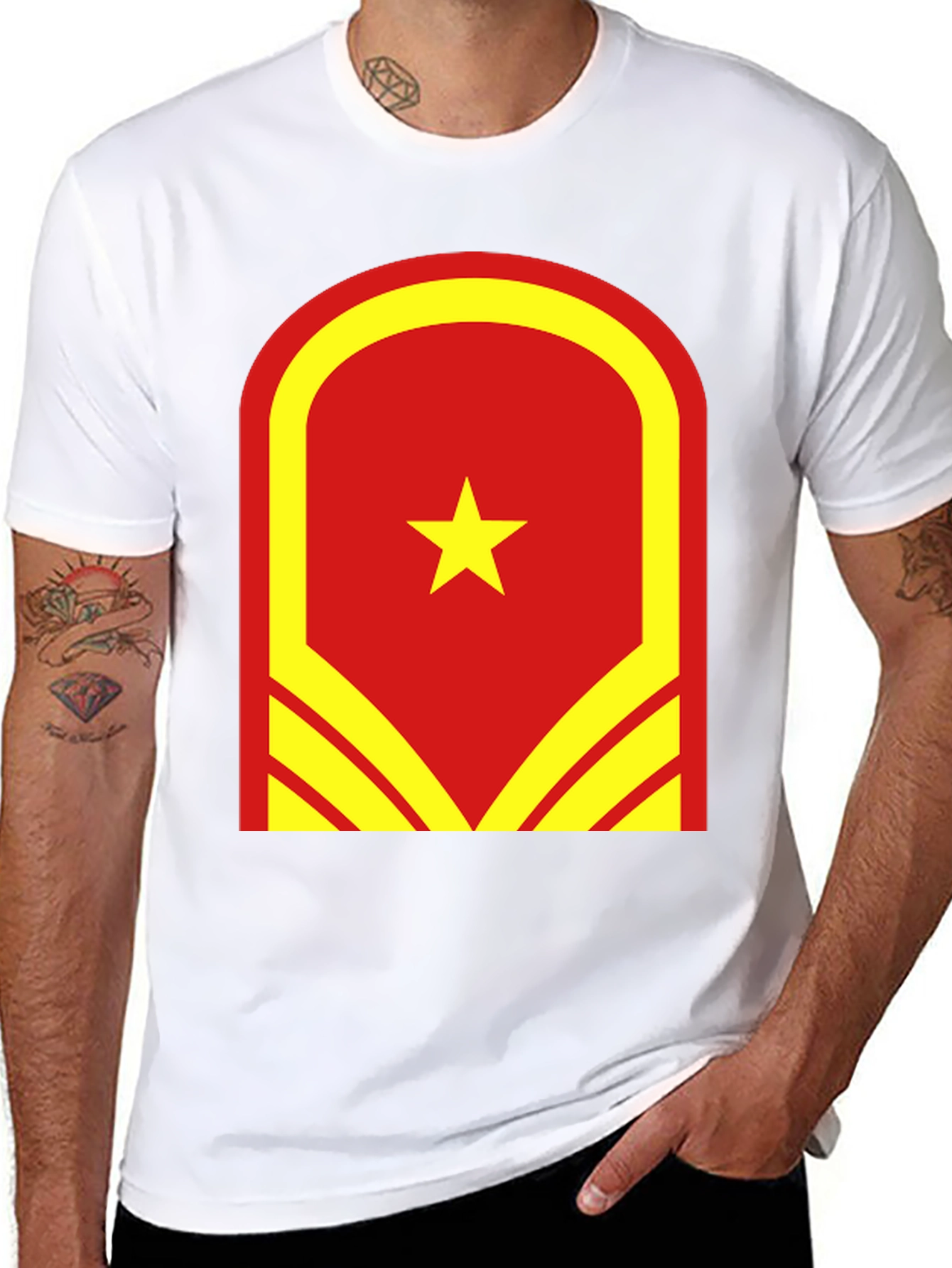 Vietnam Flag Graphic Tee - Unisex Black T-Shirt