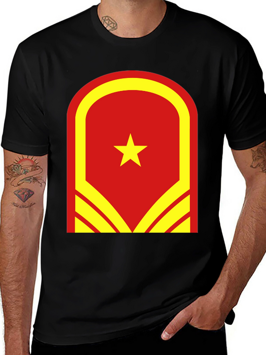 Vietnam Flag Graphic Tee - Unisex Black T-Shirt