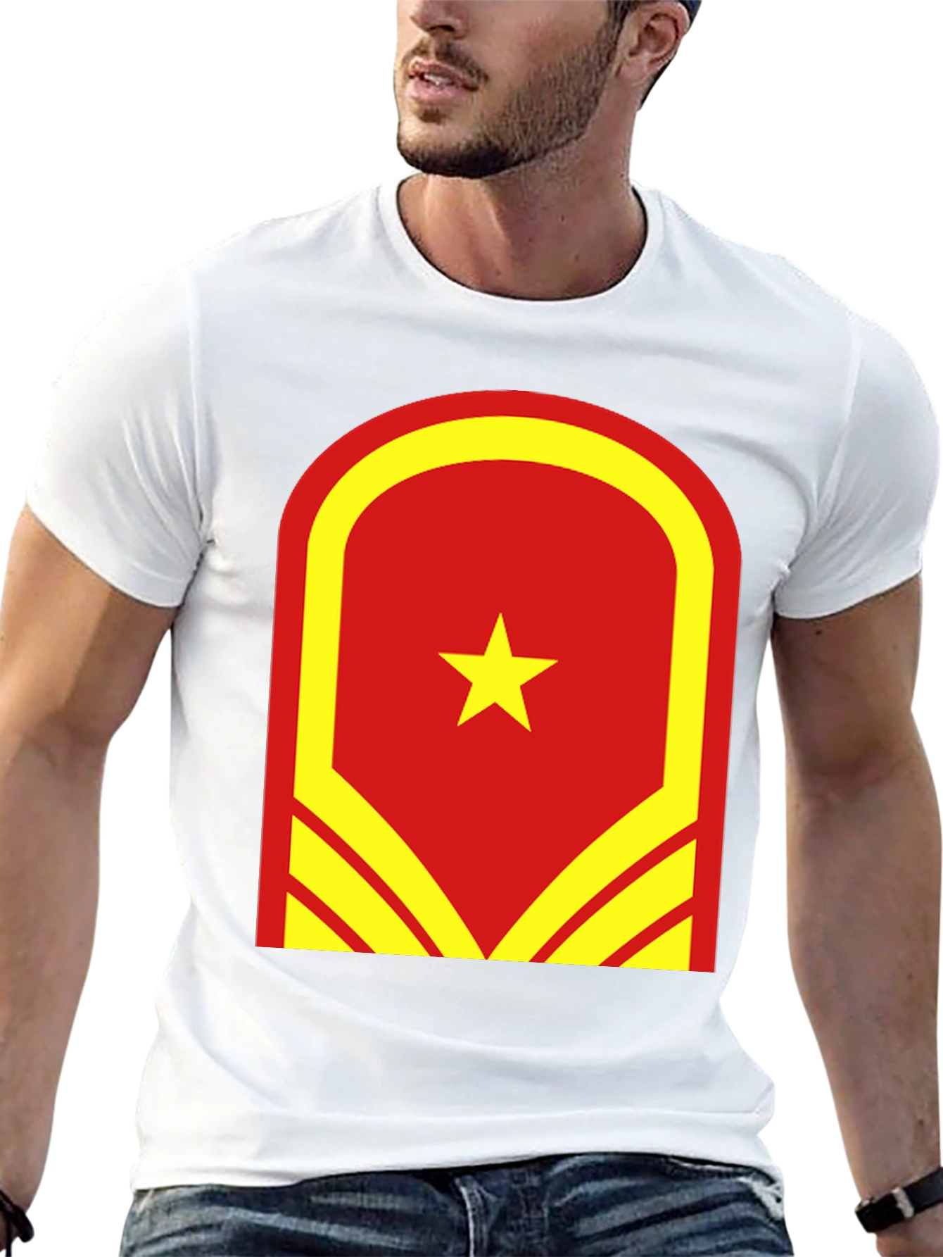 Vietnam Flag Graphic Tee - Unisex Black T-Shirt